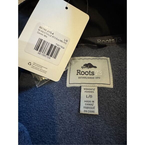 NWT New Roots 73 Quarter Button Sweatshirt Women’s Large - Picture 8 of 10